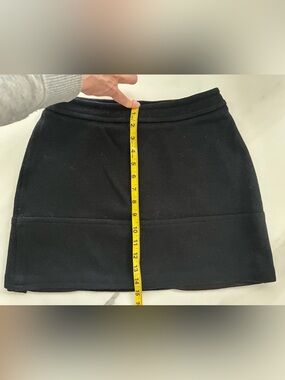 Paul & Joe Black Wool Blend Mini Skirt